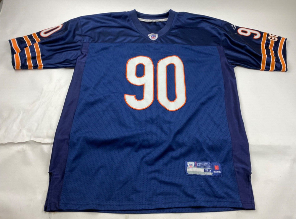 Reebok On Field NFL Equipment Chicago Bears Julius Peppers 90 Jersey size 52