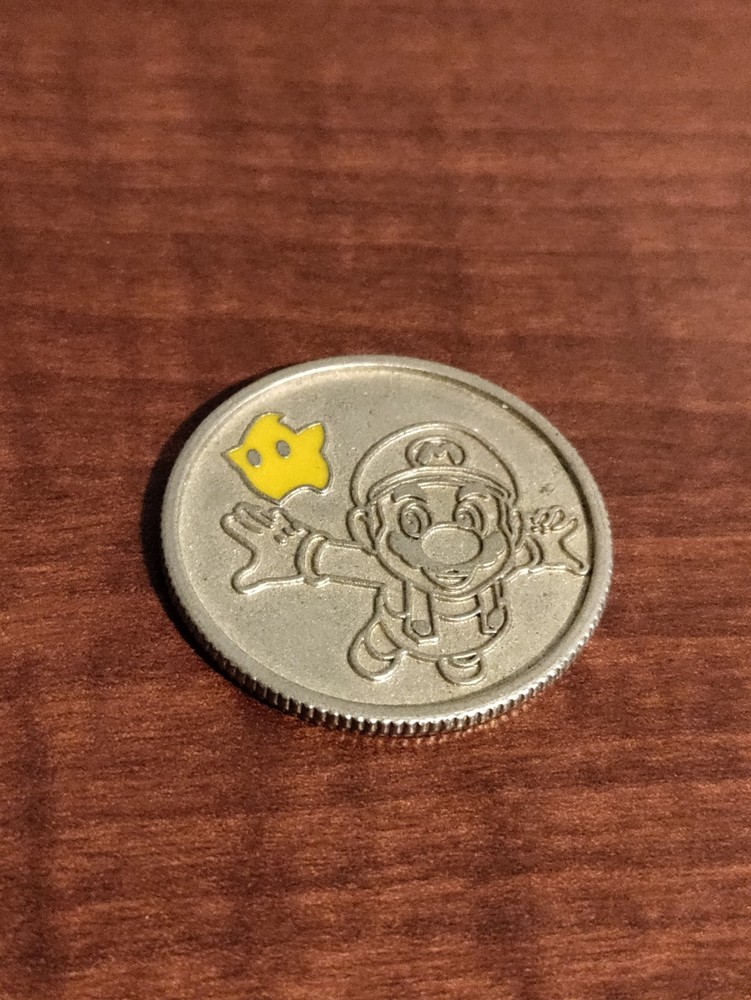Nintendo Wii Super Mario Galaxy Commemorative Launch Coin