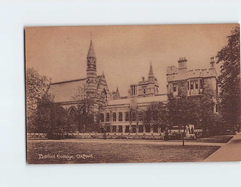 Postcard Balliol College Oxford England