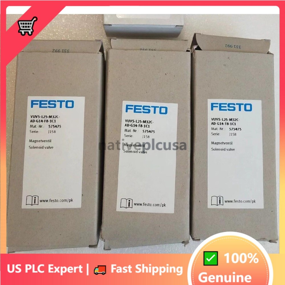 US FREE TAX New Festo VUVS-L25-M32C-AD-G14-F8-1C1 575475 Solenoid valve