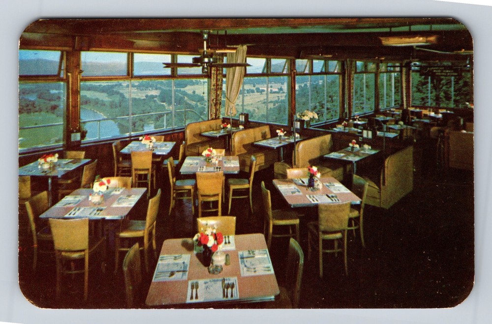 Waverly NY-New York O'Brien's Restaurant Dining Room Vintage Postcard