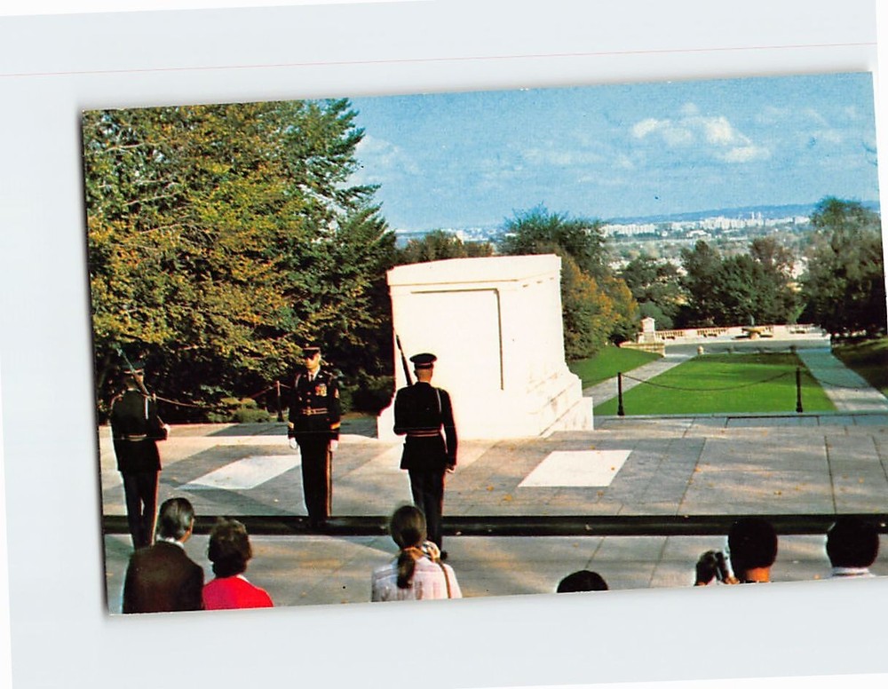 Postcard Tomb Of The Unknown Soldier Arlington National Cemetery Virginia USA