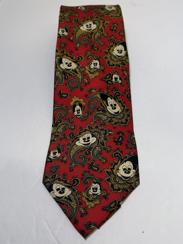 Balancine The Tie Works Disney Mickey Mouse Tie - Vintage - 100% Silk
