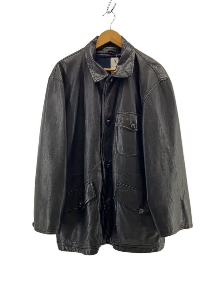 Leather Jacket Blouson/-/Leather/Blk 10901
