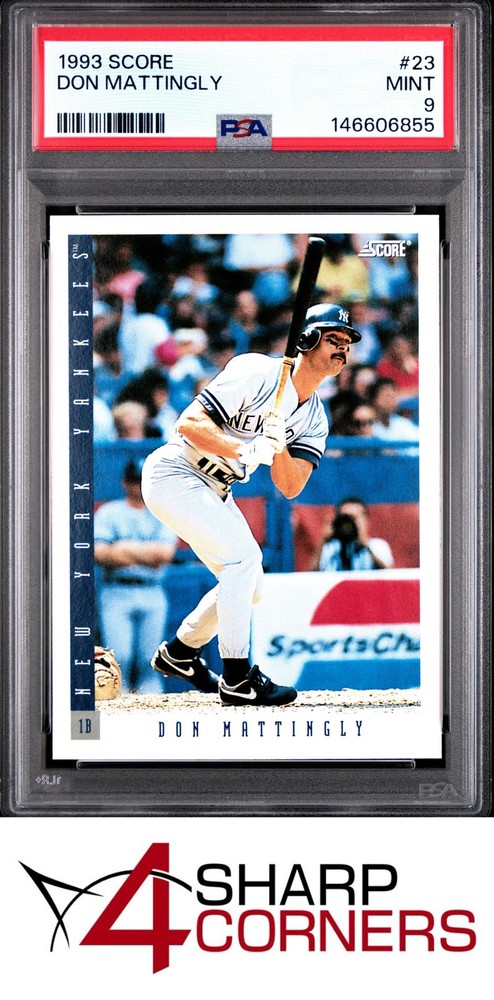 1993 Score #23 Don Mattingly Yankees Psa 9Get unbeatable industry-low consignment rates at 4SC!