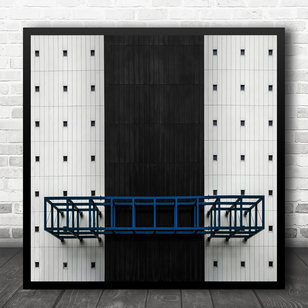 Den Haag The Hague Netherlands Architecture Abstract Facade Square Art Print