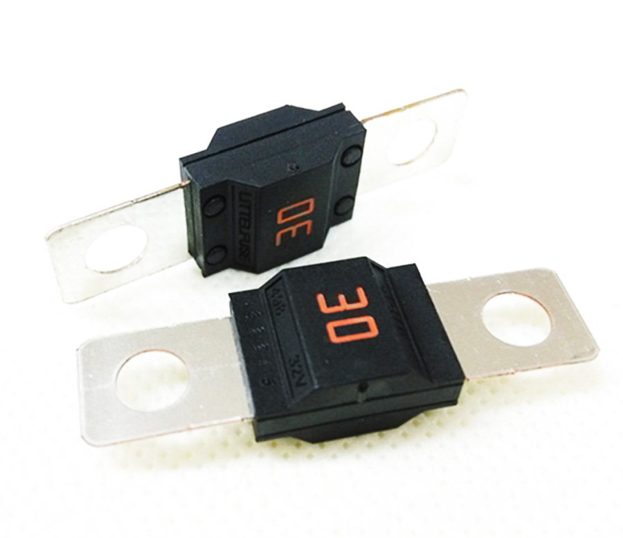 Littelfuse 0498030 Automotive Fuses Bolt-on 30A 498 Series, MIDI