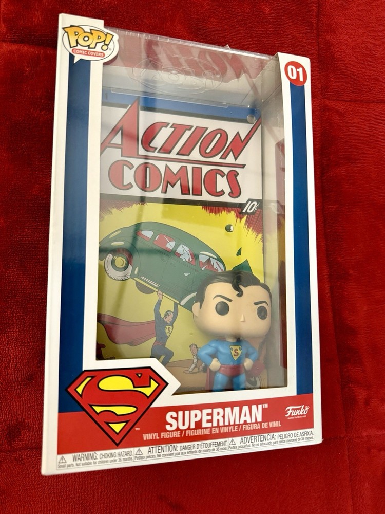 Funko Pop! Comic Book Cover with Case: DC Universe - Superman #01