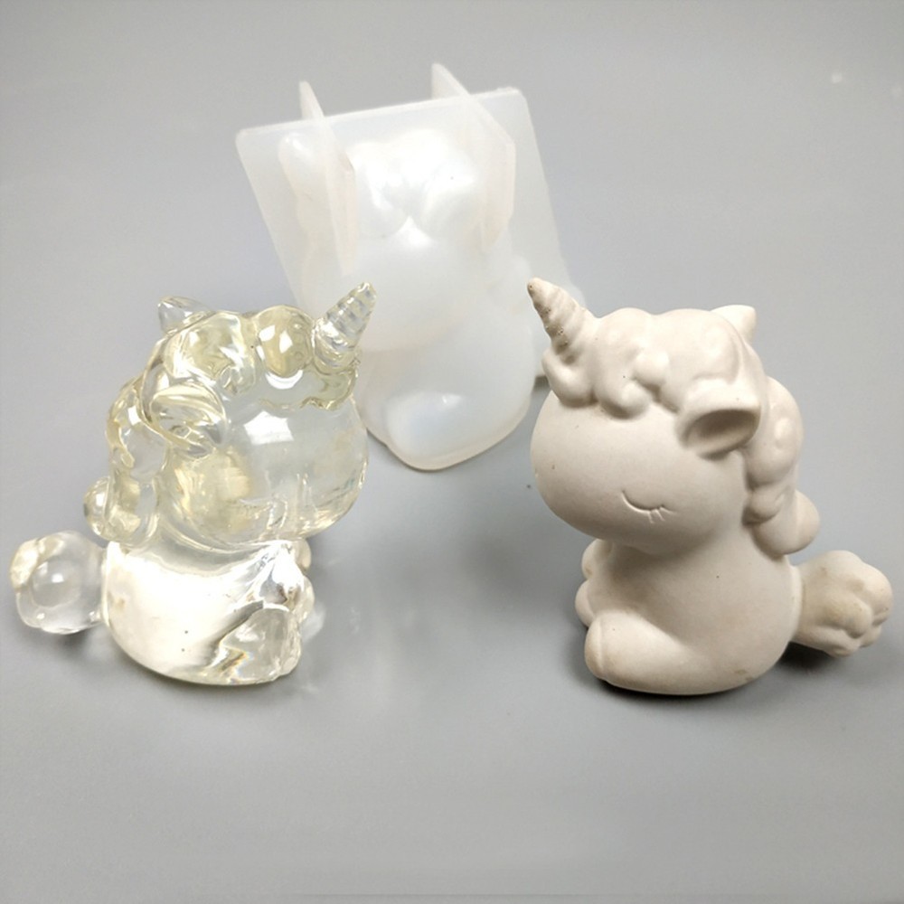Unicorn Silicone Epoxy Mold for 3D Craft Projects and Supplies