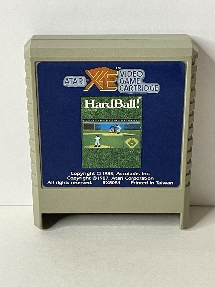 Hardball for Atari 400/800/XL/XE XEGS Cartridge Only Cleaned Tested