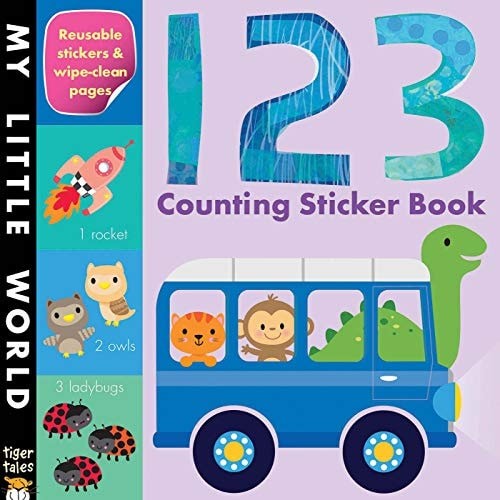 123 Counting Sticker Book (My Little World) by Tiger Tales, Good Book