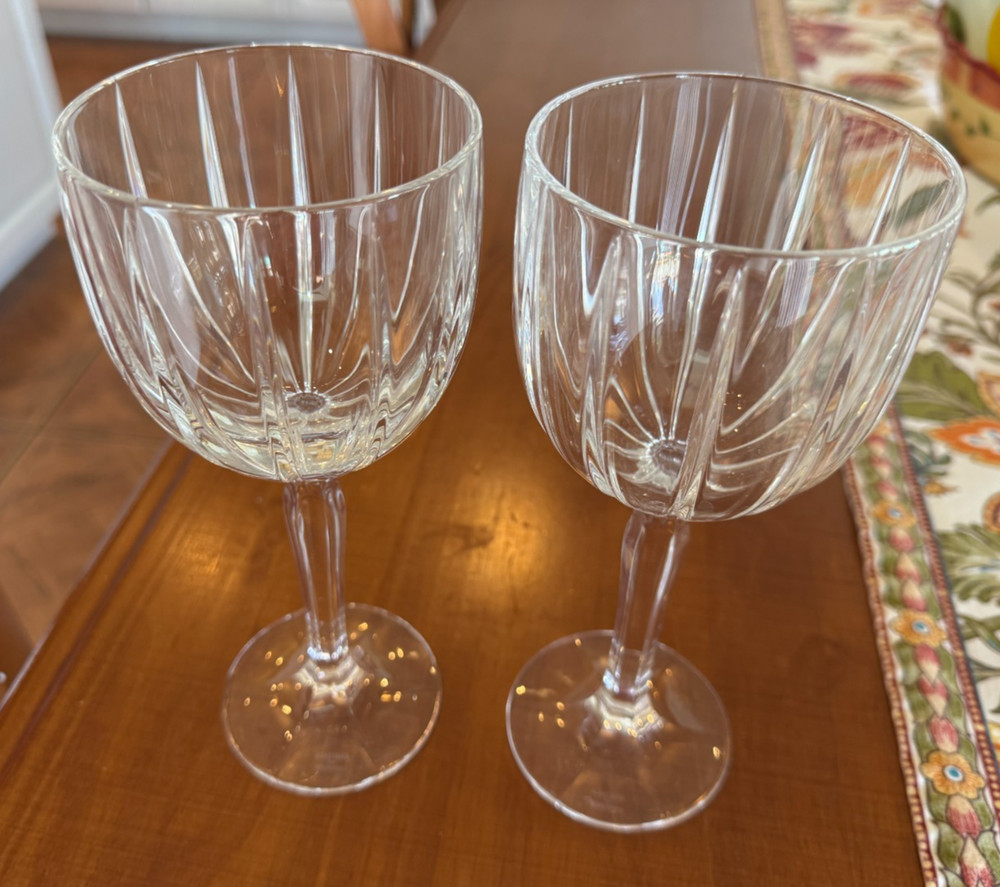 Waterford Marquis Crystal OMEGA - Set of 2 All Purpose Wine 8 5/8