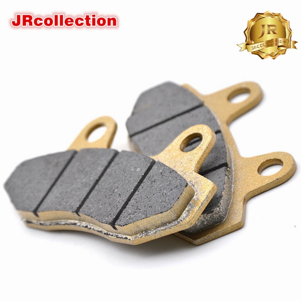 2* 49cc 50cc 125cc 150cc Gy6 Scooter Moped Front Disc Brake Pads Black Gold