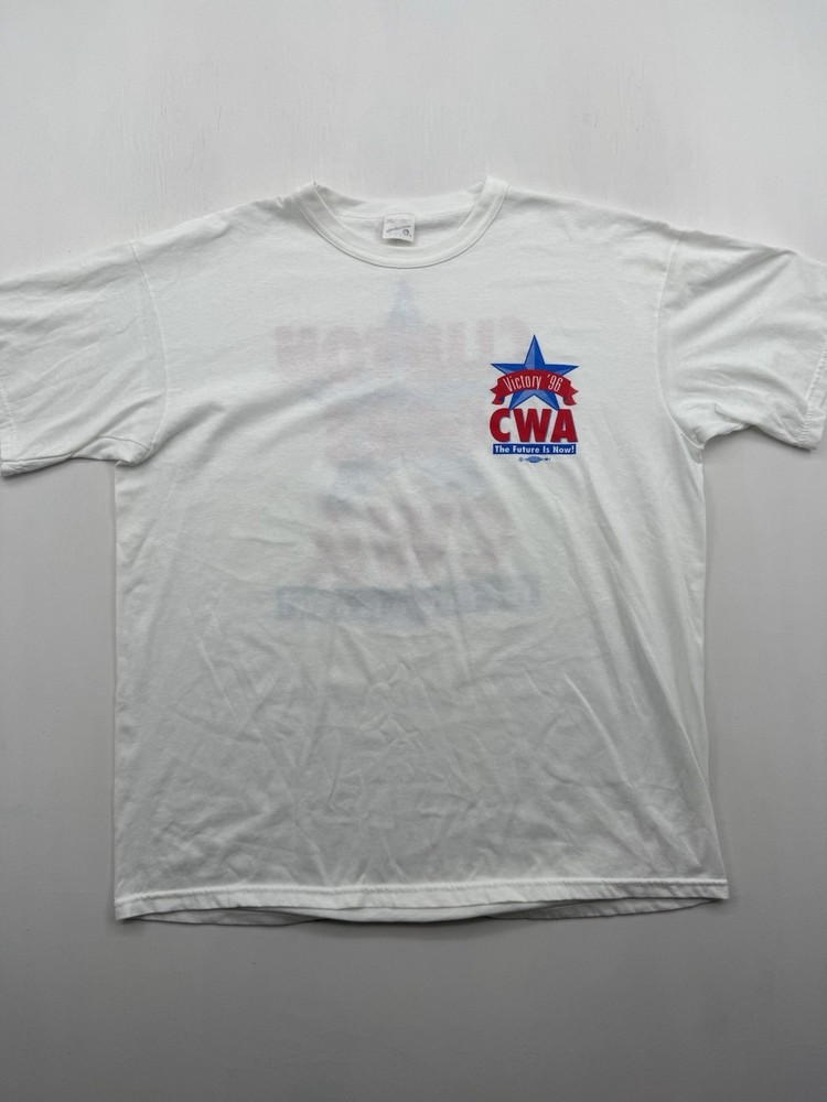 Vintage Clinton Gore 96 T Shirt Single Stitch President Campaign Large USA 90s