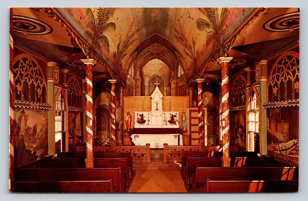 St. Benedict's Catholic Church Honaunah, Kona, Hawaii VINTAGE Postcard
