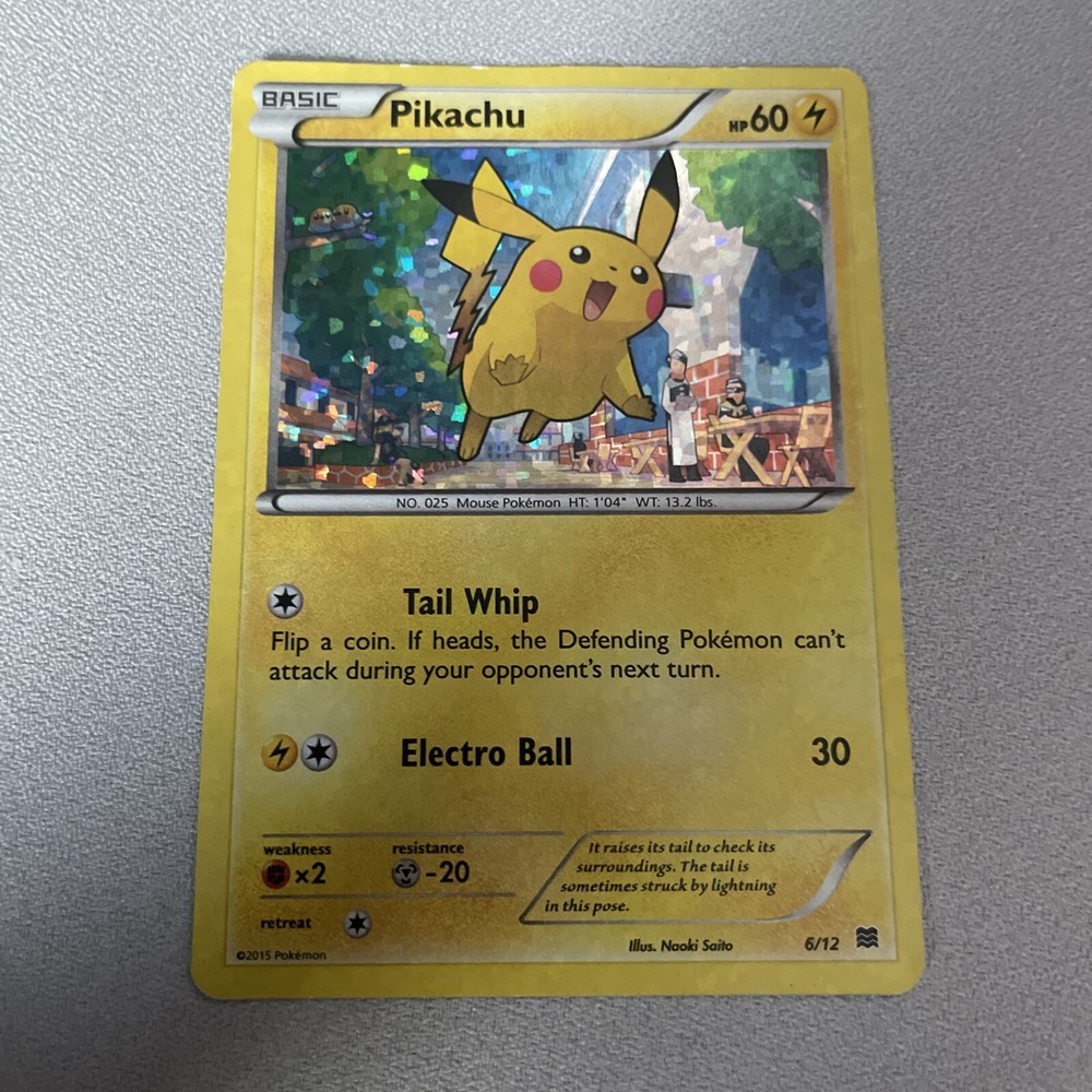 Pikachu 006/012 McDonald's Promos 2015 Holo