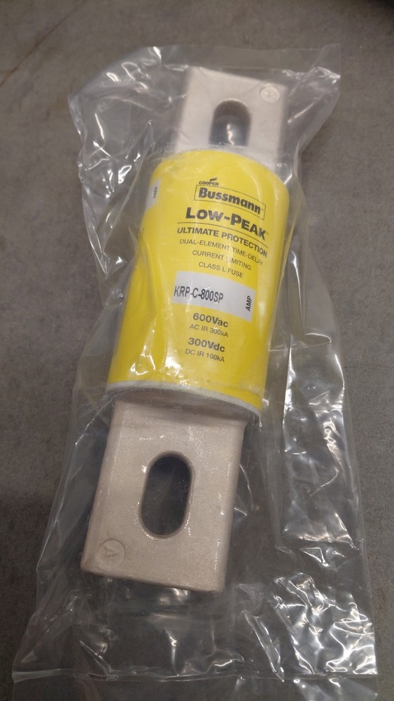 New Bussmann KRP-C-800SP Amp Fuse KRP C 800 SP Low Peak Class L 600V  NIB