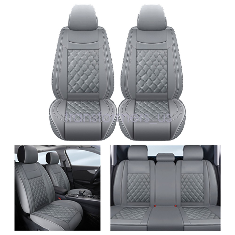 For JEEP Grand Cherokee 2012-2021 Car 5-Seat Covers Leather Full Set Cushion