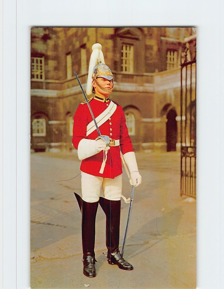 Postcard Life Guards Sentry London England