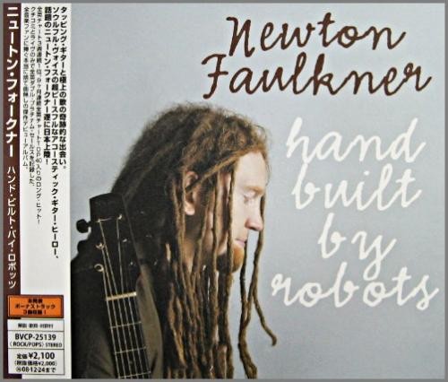 Newton Faulkner Hand Built By Robots Japan CD BVCP-25139 w/OBI Bonus Track OOP