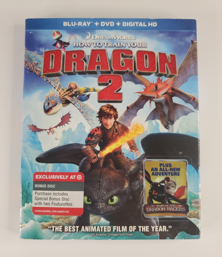 How To Train Your Dragon 2 Blu-ray + DVD + Digital HD New Sealed