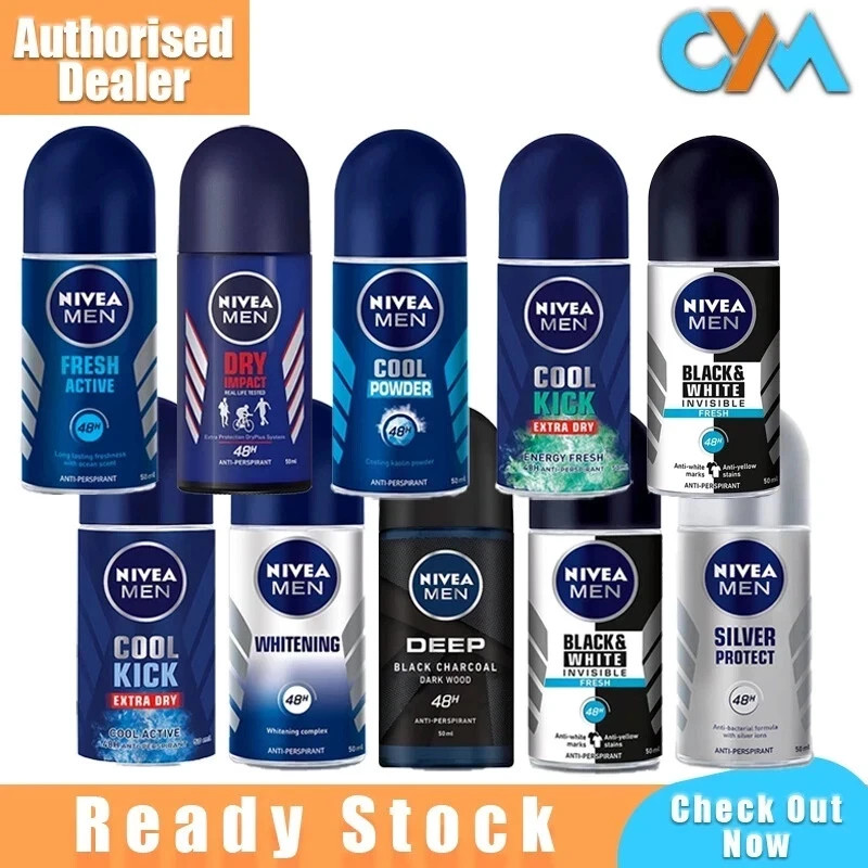 NIVEA MEN Deodorant Roll-On 50ml with Free Worldwide Shipping