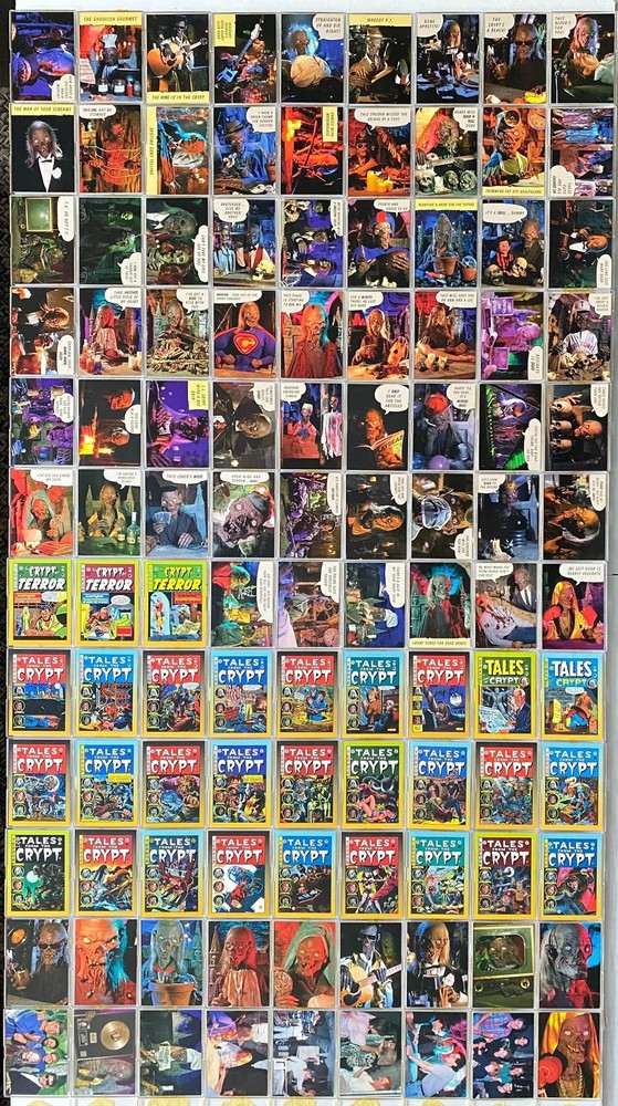 1993 Tales from the Crypt Trading Card Base Set of 110 Cards Cardz