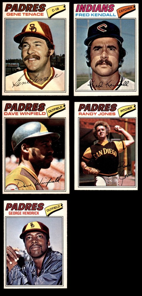 1977 O-Pee-Chee San Diego Padres Near Team Set 6 - EX/MT 6620261 (7 / 8 cards)