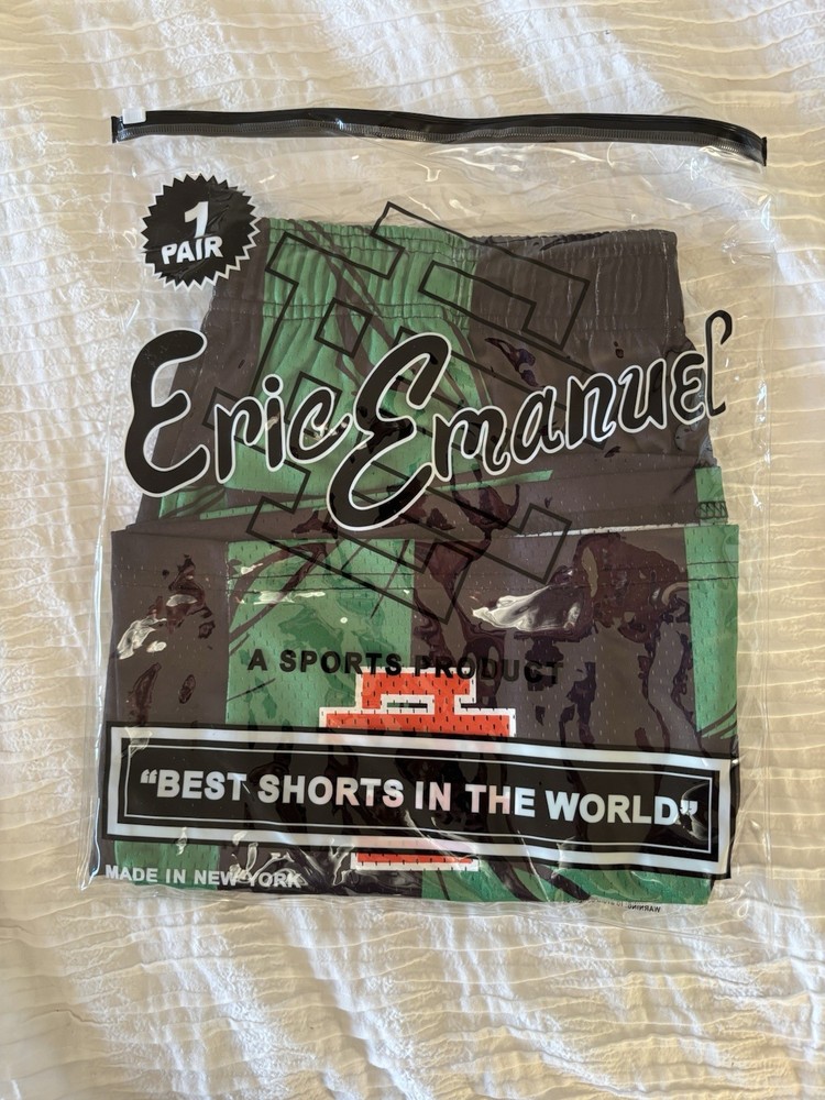 TOP QUALITY Eric Emanuel X Matty Boy Green Shorts Size S-L