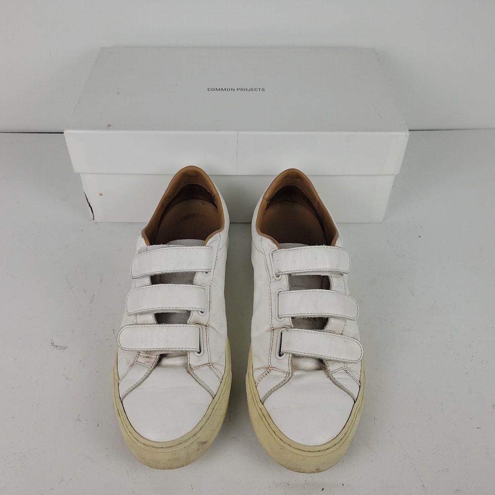 Common Projects Achilles Low 2302 White Hook And Loop-image