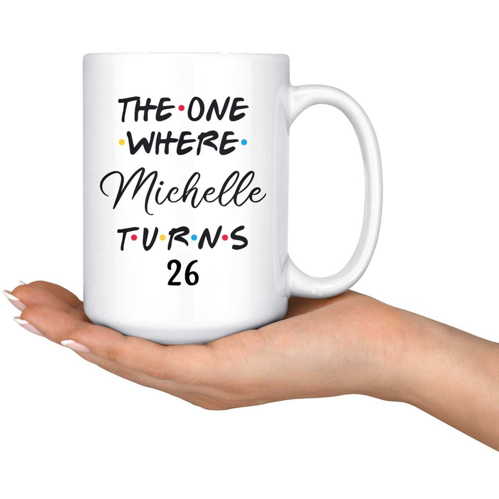 Personalized 26th Birthday Mug Happy 26th Birthday Party 26th Birthday Gift For