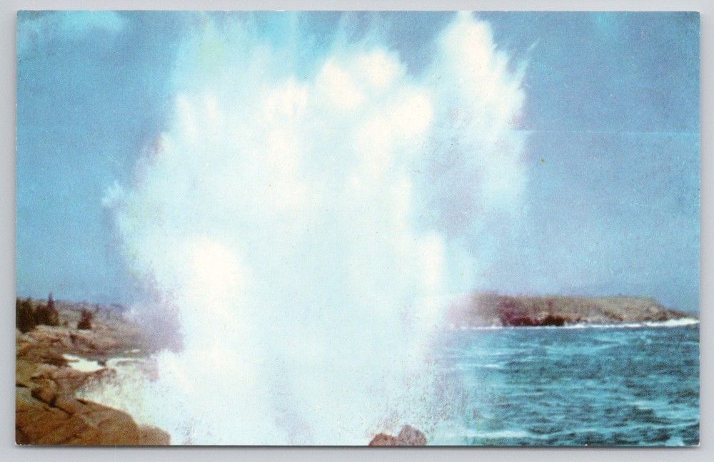 Acadia National Park ME Spectacular Surf Scene Mt Desert Island Curteich-image