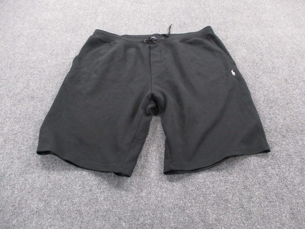 Polo Ralph Lauren Shorts Mens 3XLT Black Sweat Active Golf Lounge Run Pony