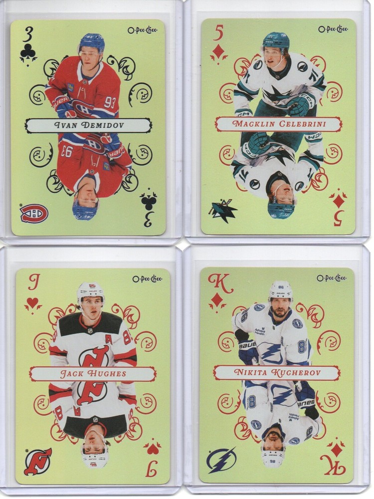 2025-26 O-Pee-Chee OPC Playing Cards ** YOU PICK ** Star Vet Rookie