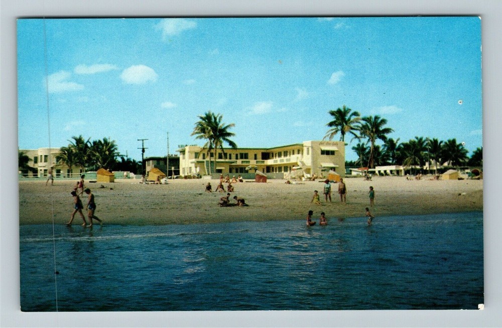 Hollywood FL-Florida, Bel-Aire Apartment Hotel, Vintage Postcard