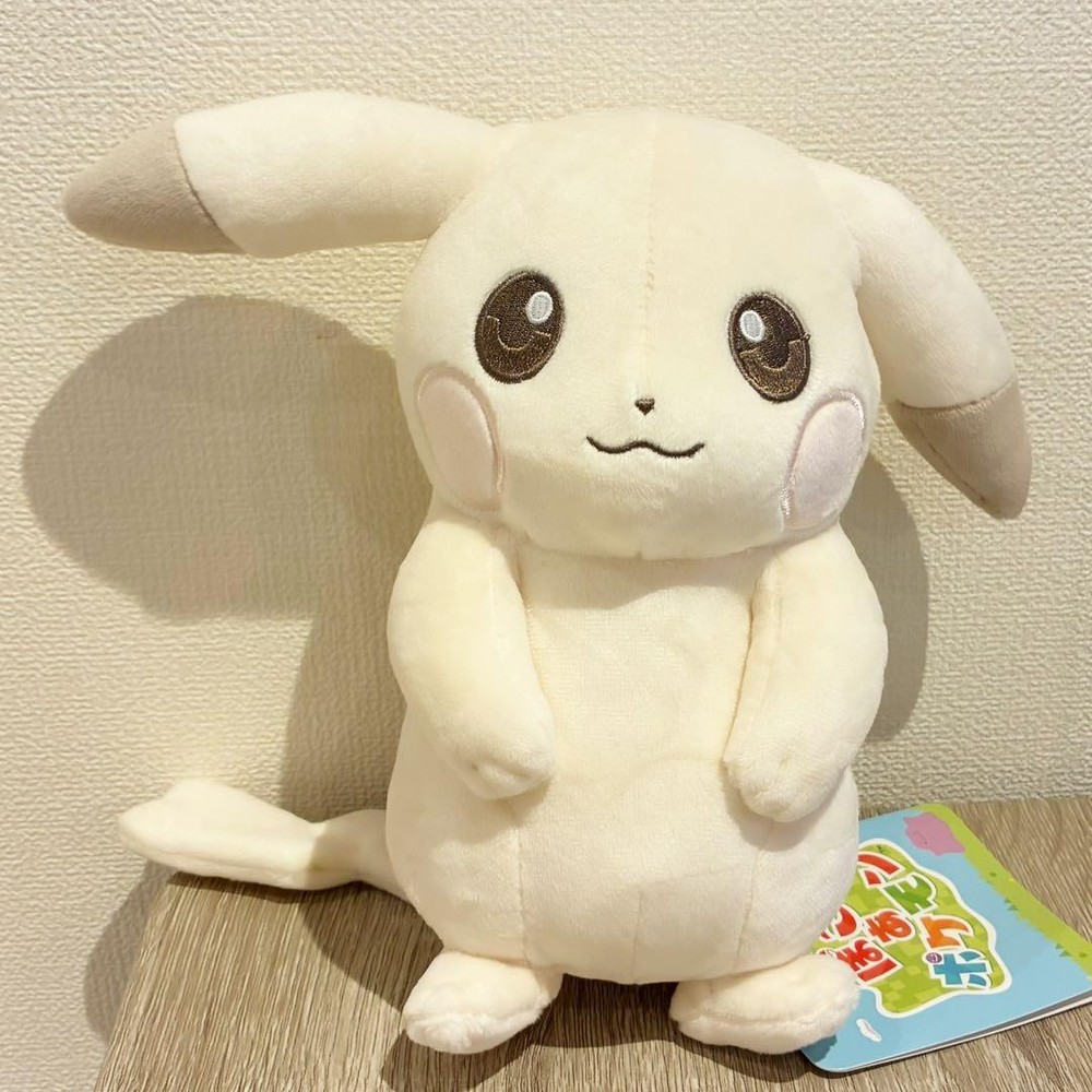 Pokemon Center Poko a Pikachu Plush Toy Light Color Pokémon Pokoa Pokopia Japan