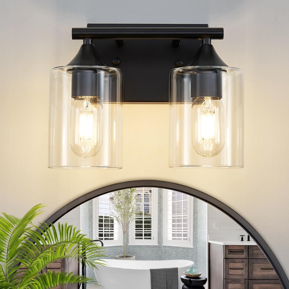 Vanity Lighting Fixtures,2-Light Bathroom Lights Over Mirror,Modern Sconces W...