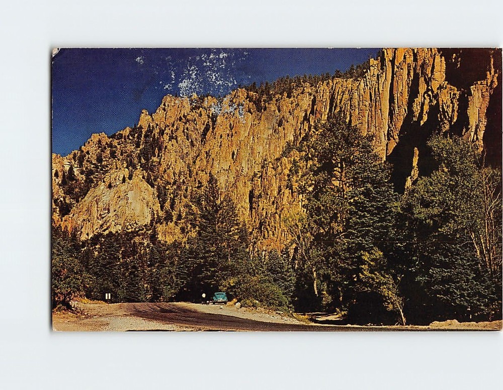 Postcard The Palisades of the Cimarron New Mexico USA
