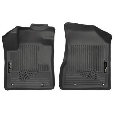 Husky Liners 18611, 2 Pack Black Plastic Front Floor Liners Performance Parts