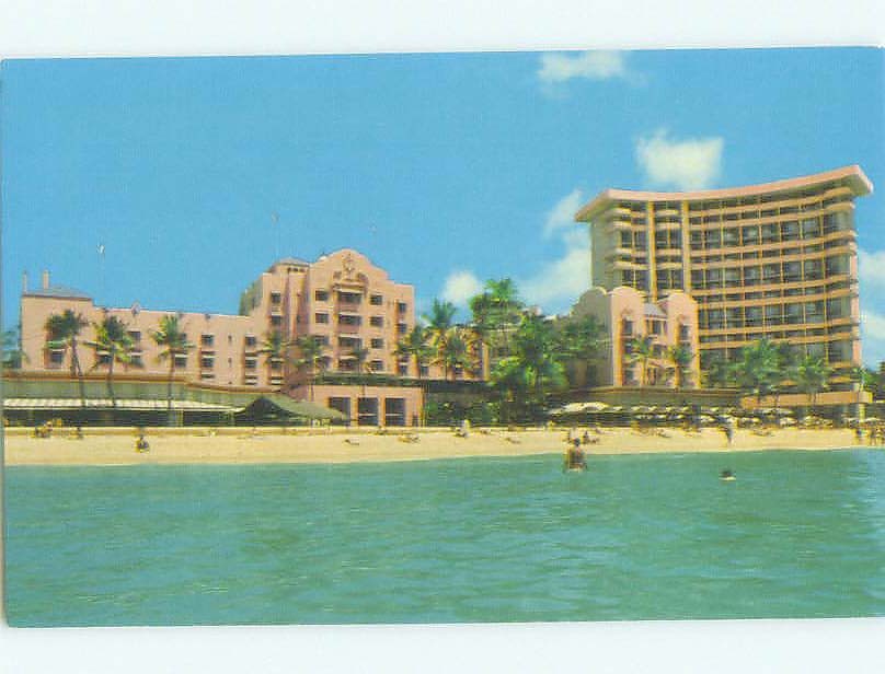 Unused Pre-1980 ROYAL HAWAIIAN HOTEL Waikiki - Honolulu Hawaii HI hr4419@