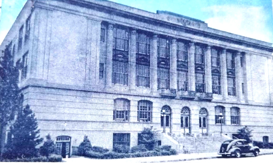 1920s Lansford High School Building Pennsylvania Next Day Shipping