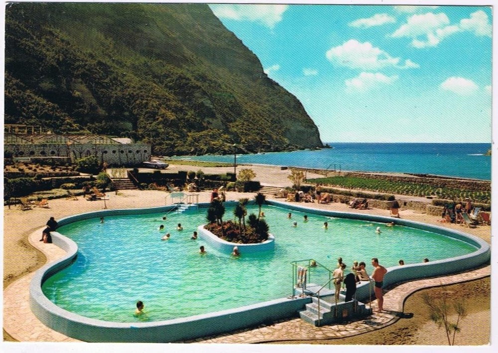 Italy Postcard Forio D'Ischia Thermae Poseidon Garden