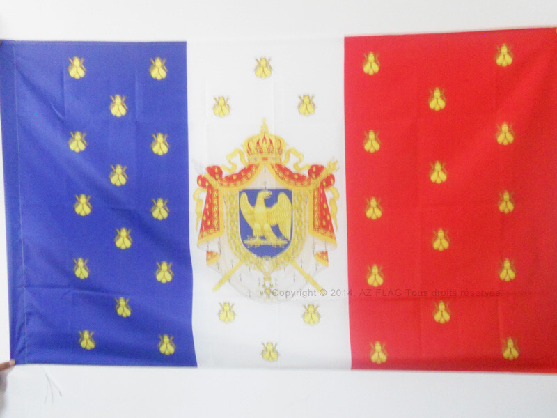 STANDARD OF NAPOLEON III OF FRANCE FLAG 2' x 3' for a pole - SECOND FRENCH EMPIR