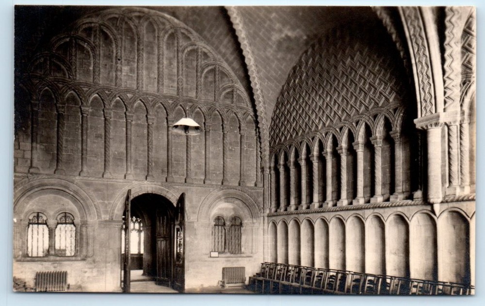 RPPC Bristol Cathedral Chapter House - ENGLAND UK W.A. Call Postcard