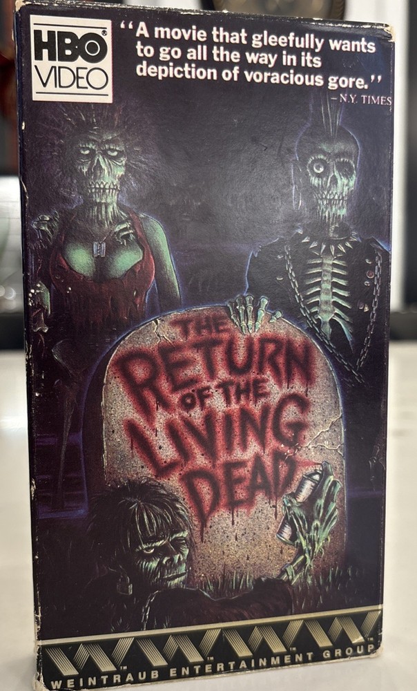 The Return of The Living Dead 1984 RARE 1987 VHS TESTED video in listing HBO