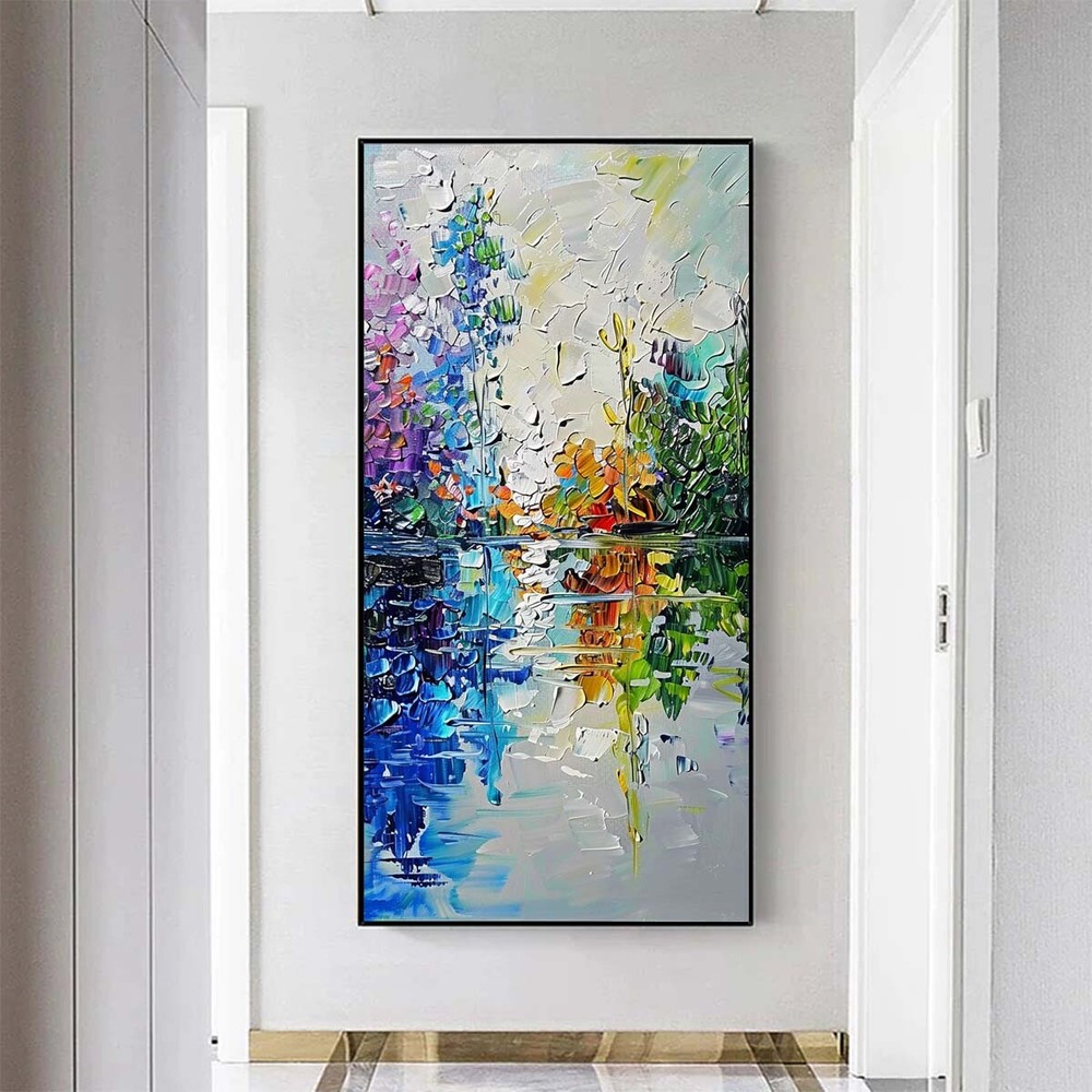green original scenery Abstract Handpainted Oil Painting On Canvas Home Room