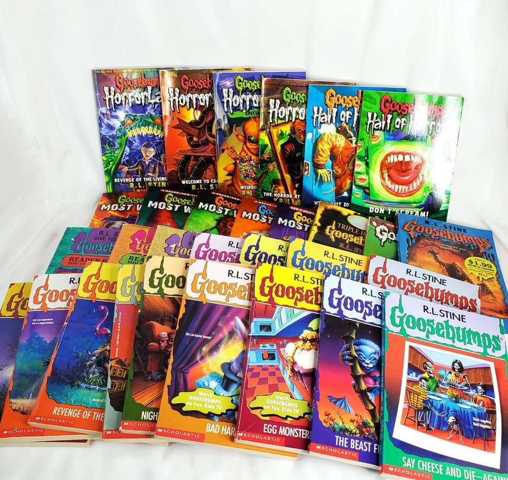 Goosebumps Books R.L. Stine RL 90's Lot of 30 Various Books