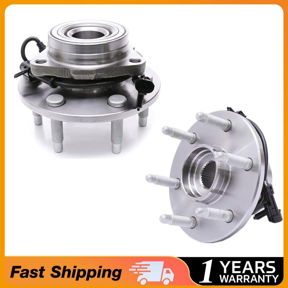 2x  Front Wheel Hub Bearing for Cadillac Escalade Chevy Silverado 1500 GMC Yukon