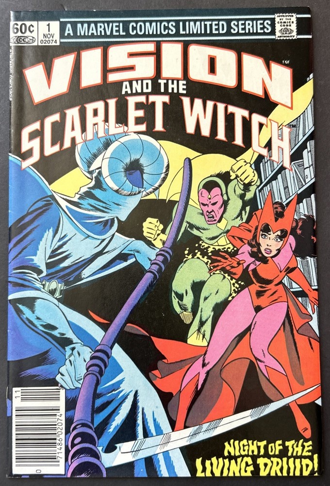 Vision and the Scarlet Witch #1 Marvel Comics Newsstand 1982