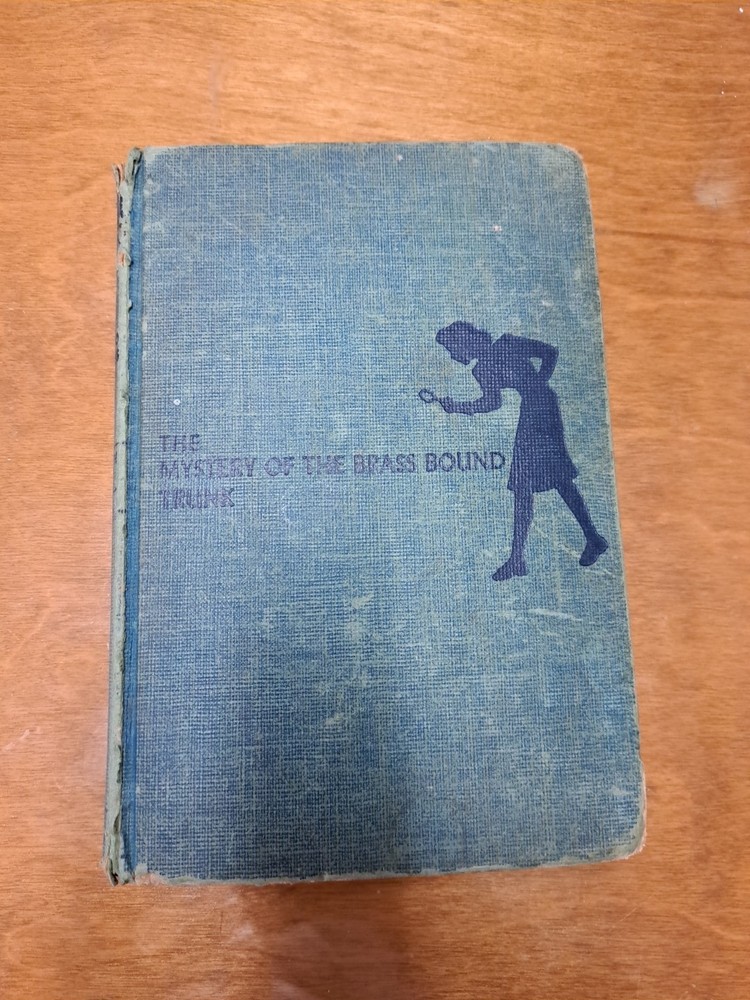 Vintage Nancy Drew Mystery The Mystery Of The Brass Bound Trunk 1940 Copyright
